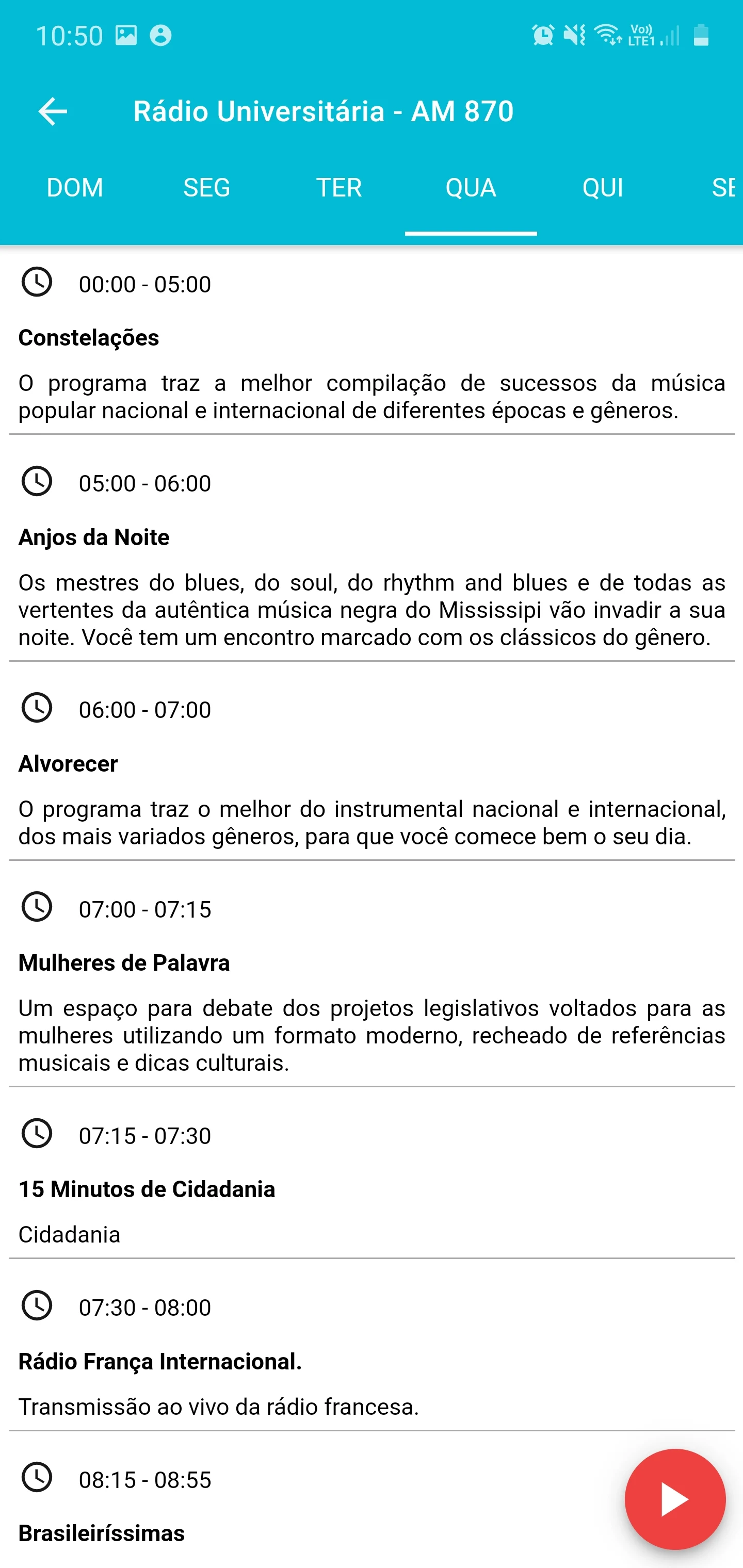 Minha UFG screenshot